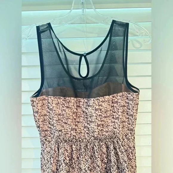 Anthropologie Moulinette‎ Soeurs Albertine Pink Velvet Flecked Dress Size 2 - Picture 4 of 6